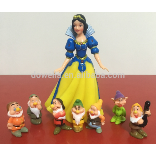 PVC Disney Princess 3D figures